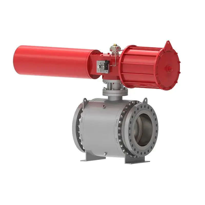 3 Way Flanged Ball Valve